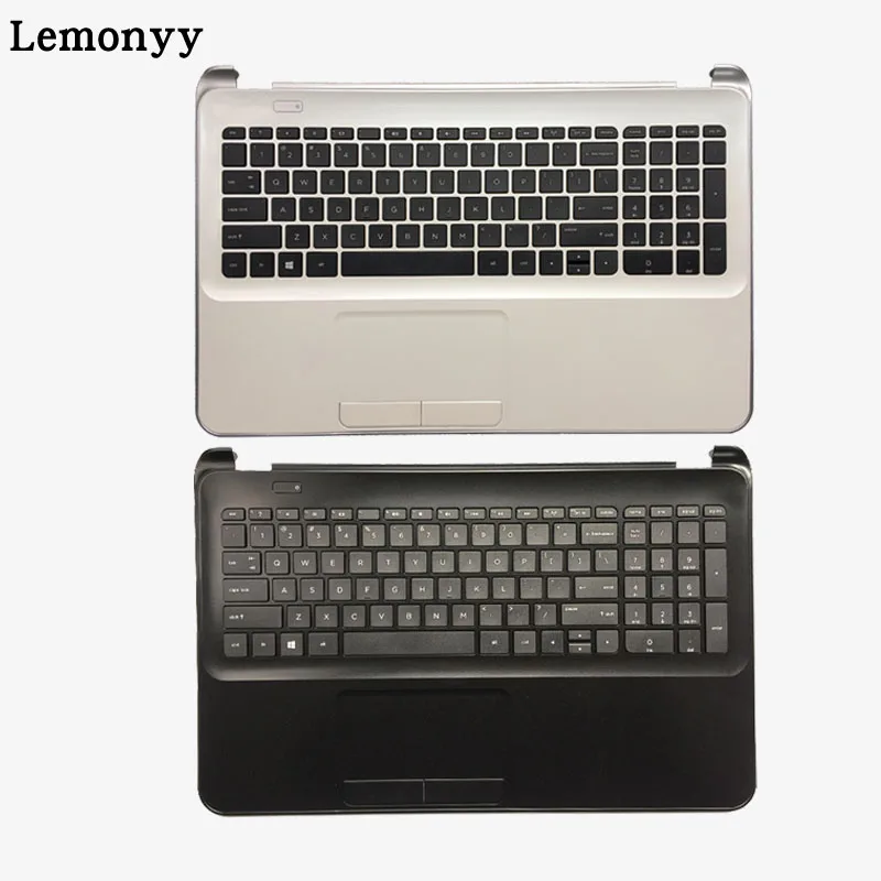 

New US laptot keyboard for HP 15-A 15-a101TX English White/Blavk keyboard with Palmrest Upper Touchpad cover