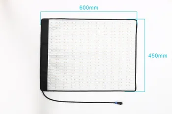 

Falconeyes Portable 62W Roll-flex LED MAT 504pcs LEDs Waterproof LED Flexible Photo Light RX-18T CD50