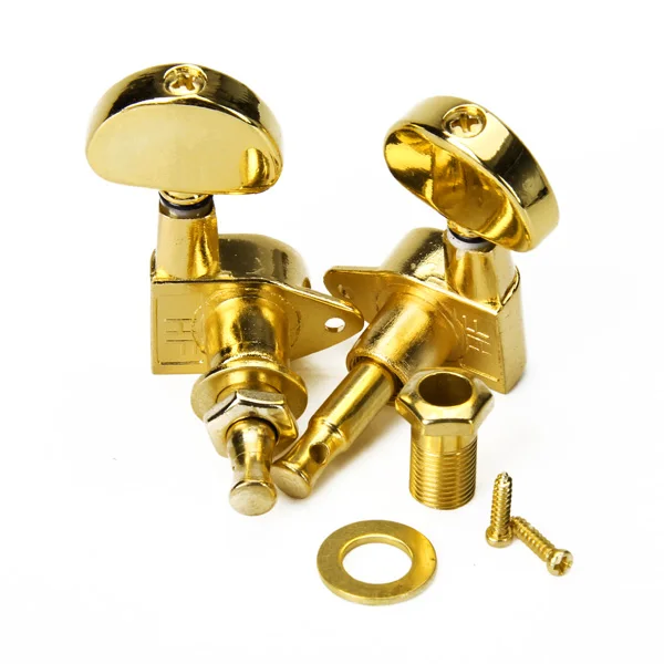 3L 3R Sealed Tuning Peg Tuners Key Machine Golden Head Fit Acoustic Electric Guitar Parts Accessories