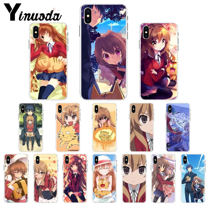 

Yinuoda Japanese Anime Toradora Ryuji Taiga TPU Soft High Quality Phone Case for iPhone 8 7 6 6S Plus X XS MAX 5 5S SE XR Cover