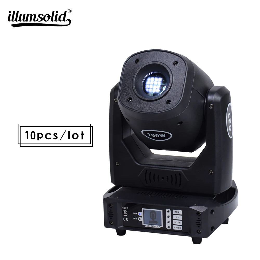 

High brightness LED zoom 100W china DJ moving head spot gobo light DMX stage 10pcs/lot
