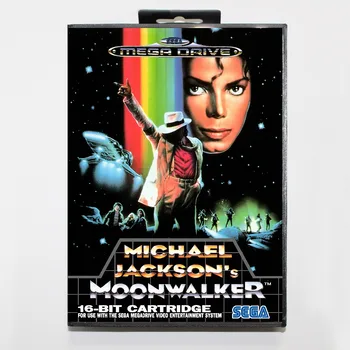 

Moonwalker 16 bit SEGA MD Game Card With Retail Box For Sega Mega Drive For Genesis
