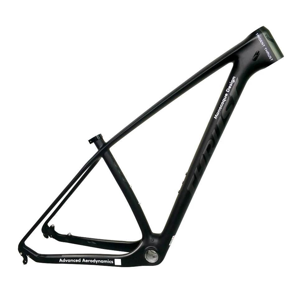 Тяга карбоновая велосипедная рама 29er дисковый тормоз BSA BB30 система карбоновая рама из волокна T1000 китайская рама для горного велосипеда 29er - Цвет: tf01 black