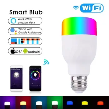 

Wifi Smart Multi-Color LED Light Bulb For Alexa Google Home App Control