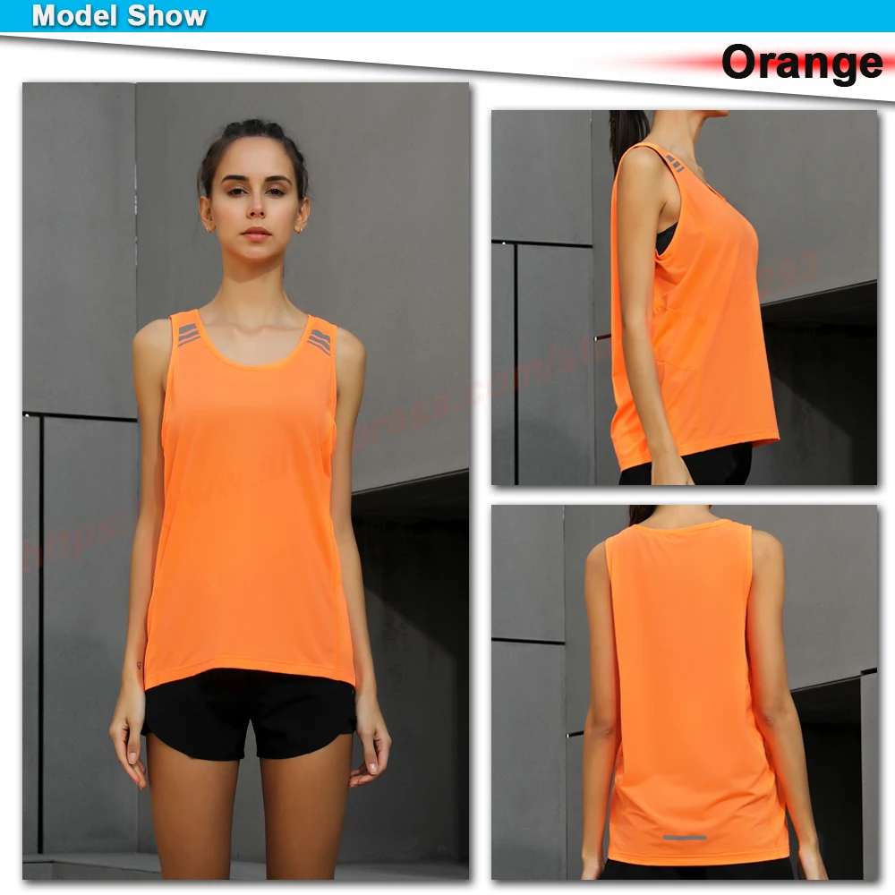 Yoga Vest Solid Color Loose Comfortable Quick Drying Top 2021 Running Summer Gym Sports Sleeveless Workout Women Fitness Tank