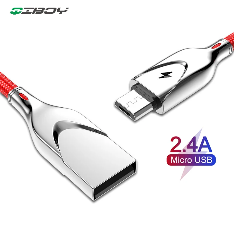 

Micro USB 2.4A Charging For Android Cables Data Cord Mobile Smart Lighting LED Light Cable For iPhone Charger Type C USB C Wire