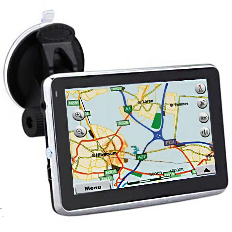 Портативный автомобильный GPS навигатор 5 дюймов|GPS для транспорта| |