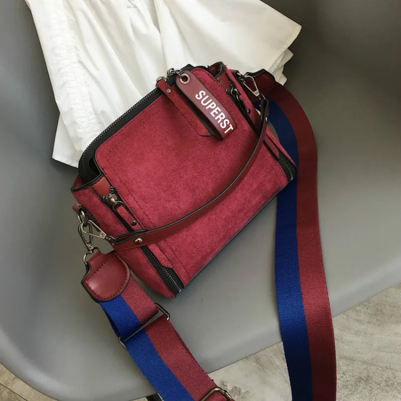 IMOK النساء حقيبة ساع الكتف حقيبة بطراز عتيق السيدات Crossbody حقيبة يد الإناث حمل الجلود مخلب الإناث الأحمر البني الساخن بيع