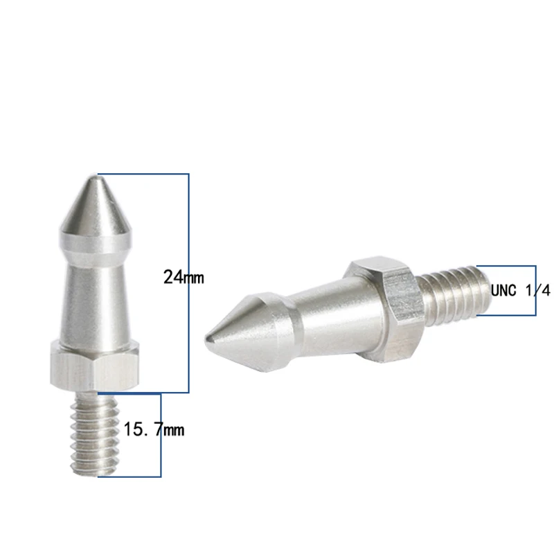BGNING 1x Нержавеющая сталь 1/" ножной винт камера короткий Спайк для штатива монопод Benro SLR DSLR аксессуар
