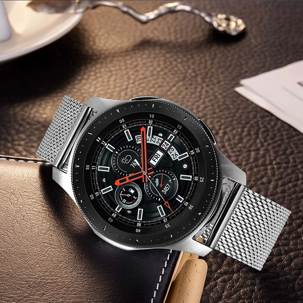 Ремешок Миланская петля из нержавеющей стали для Samsung Galaxy Watch 46 мм 42 Gear S3