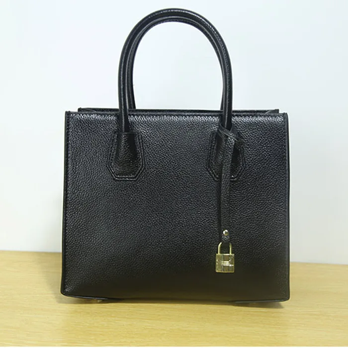 LUYO Европейская мода натуральная кожа роскошные сумки женские сумки через плечо дизайнерские сумки женские - Color: small black