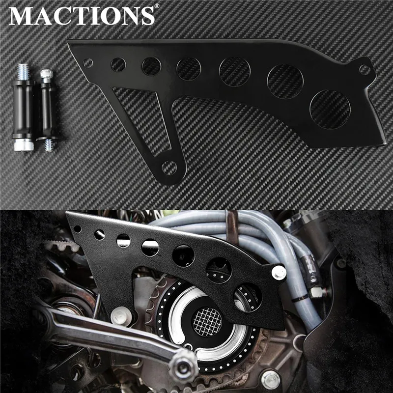 Защитный шкив для мотоцикла Черный кожух шкива Harley Sportster XL 883 1200 48 72 SuperLow 04 14 15 16