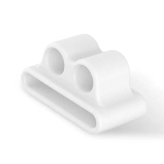 Силиконовый защитный чехол для Apple AirPods, беспроводная Крышка для наушников AirPod 2 1, аксессуары для наушников Air Pods, защитная оболочка - Цвет: White Watch Case