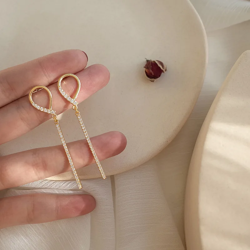 

2019 New Arrival Crystal Trendy Geometric Women Dangle Bohemian Earrings Fashion Jewelry Womens Accessories