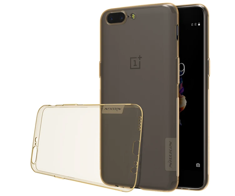 oneplus 5 oneplus5 TPU Case Nillkin Gel Clear Transparent Nature Silicone Cover For 1 plus 5 A5000 one plus 5 (5.5'') cover case (10)