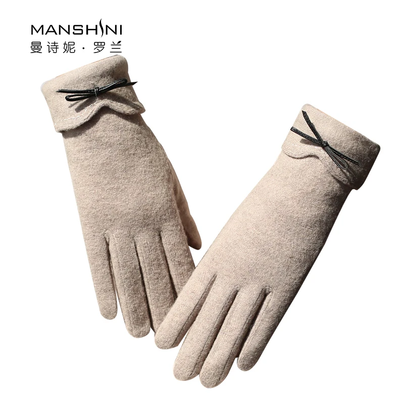 

Autumn And Winter add velvet thick warm cashmere gloves telefingers gloves cashmere blends touch screen women gloves winter 0813