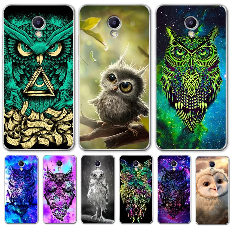 

Luxury Owl Starry Blessed Love Lonely For Meizu M3S M5 M5S M5C M6 M3 M5 M6 Note U10 U20 Case Cover Silicone Coque Capinha Etui