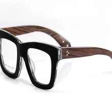 MONGOTEN деревянный храм унисекс полный обод прогрессивные Multi-focal рецепт линзы очки рамки смотрите близко далеко чтения очки