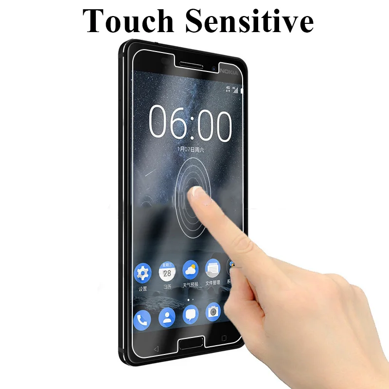 Для Nokia 6 Glas Защитное стекло для 3 2 5 8 Nokia2 Nokia3 Nokia5 Nokia6 Nokia8 Защитная пленка
