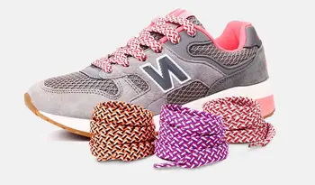 

2018 Elegant design multicolor shoelaces Promotion match your clothes For Casual Shoes
