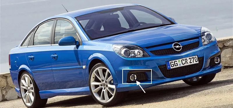 ДЛЯ Vauxhall Opel Vectra C OPC GTS 2005-2008 2-в-1 светодиодный 3 цвета Ангельские глазки DRL Габаритные огни Cut-Line объектив противотуманные фары