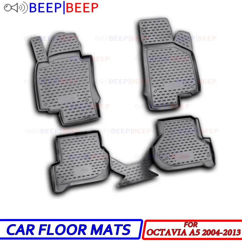 

For Skoda Octavia A5 2004-2013 car floor mats carpets auto floor mats dustproof styling interior decoration protection