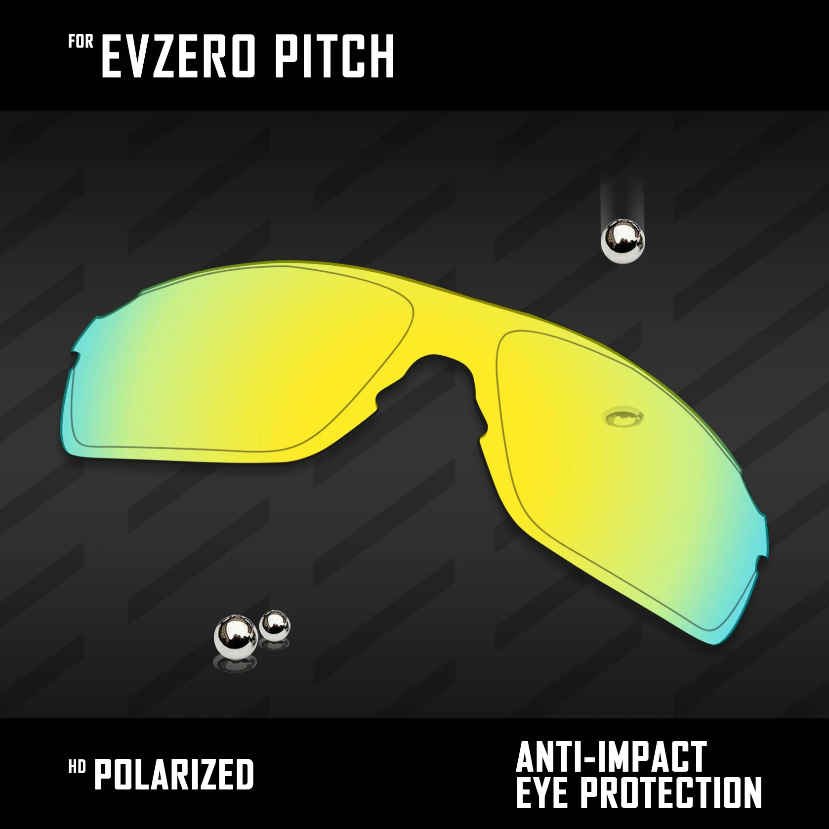 Замена линз OOWLIT для солнцезащитных очков Oakley EVZero шаг поляризованные разные