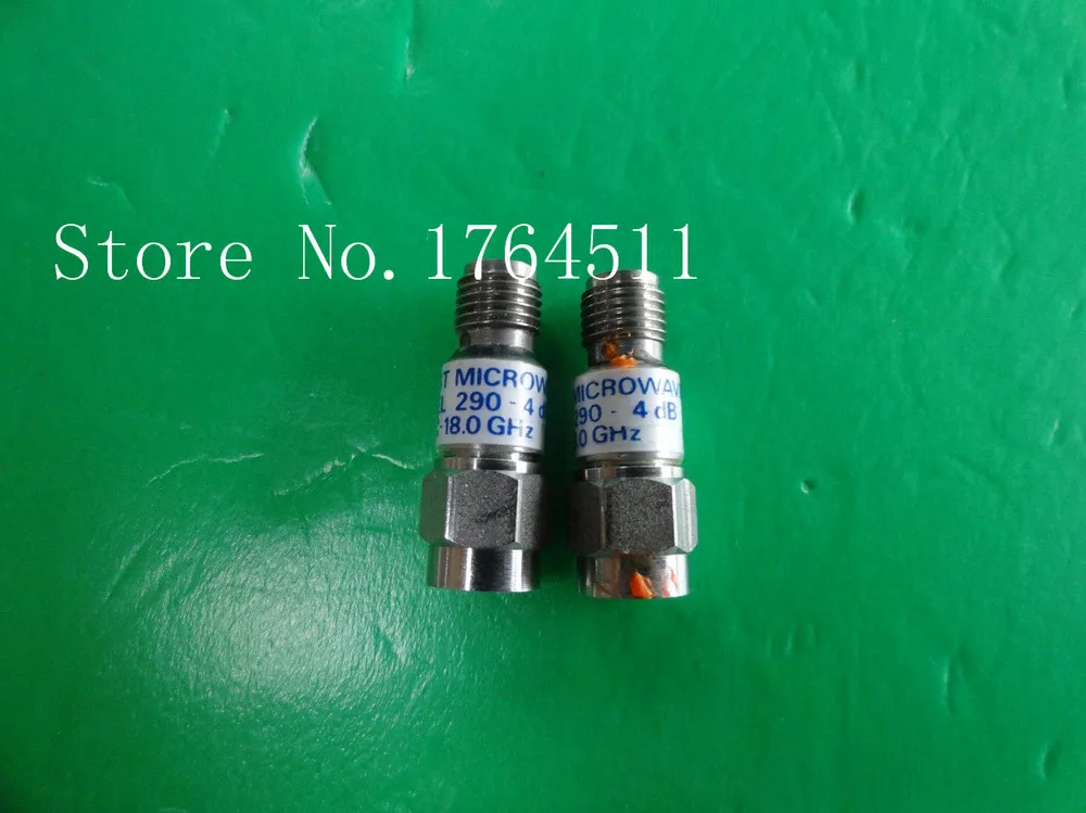 

[BELLA] MIDWEST 290-4dB DC-18GHz Att:4dB P:2W SMA coaxial fixed attenuator --2PCS/LOT