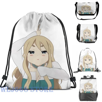

Funny graphic print shoulder Bags women K-On Mugi Single shoulder backpack travel for men Gym Bag