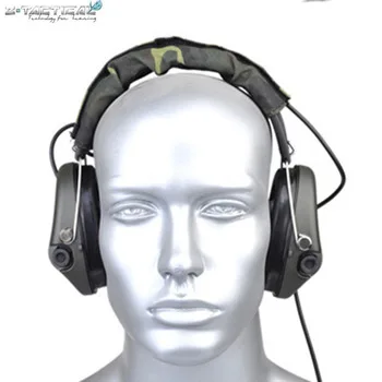 Z037 Z-tactical Sordin Tactical Headsets VER Leather Headband Style Get Rid 3.5 mm Headset jack of Headphone Cable For IPSC Use