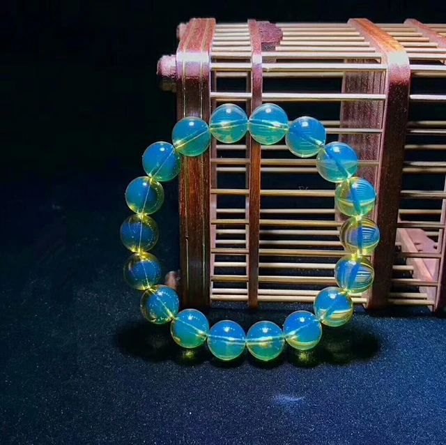 PULSERA ÁMBAR CHERRY CON ÁGATA AZUL CIELO BEBÉ / NIÑO