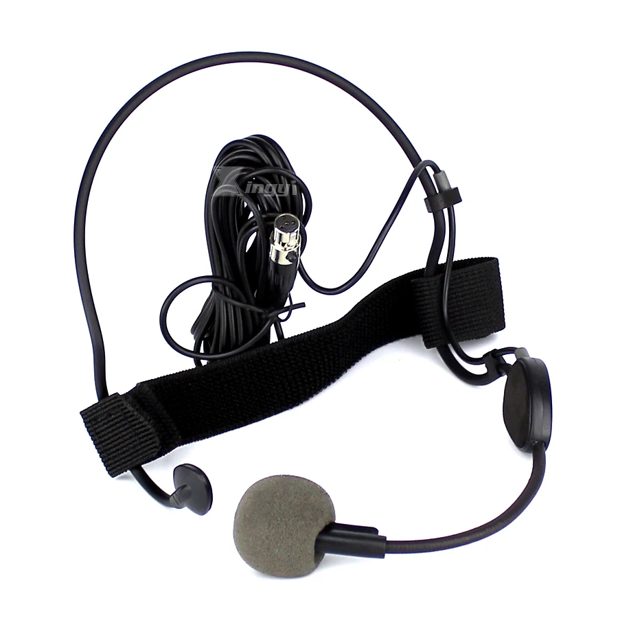Профессиональный мини XLR 4 Pin TA4F наушники гарнитура микрофон динамический микрофон для SHURE WH20TQG беспроводной поясной передатчик