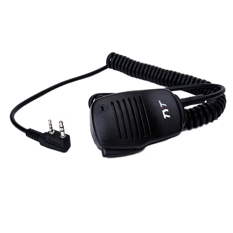

TYT 2 Pin PTT Remote Shoulder Speaker Microphone for TYT TH-F8 TH-UV8000D/E Walkie Talkie Two Way Radio Baofeng UV-5R 888S