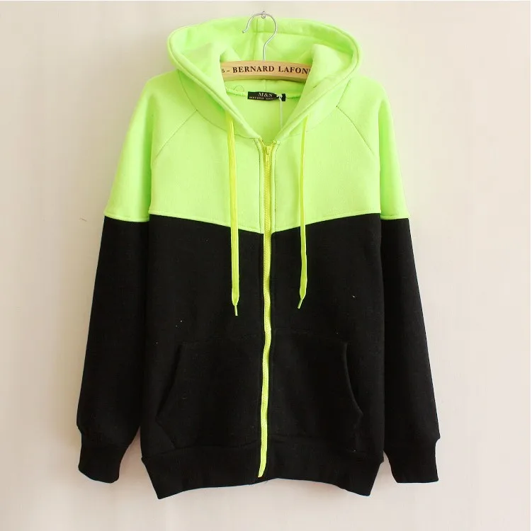 neon colored hoodies