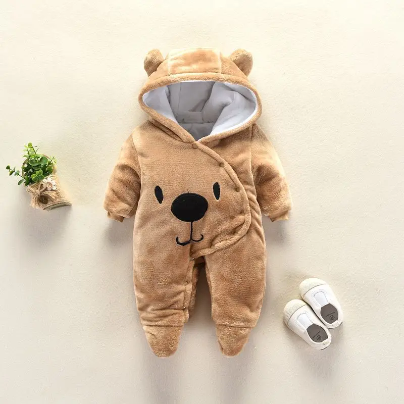 Baby Jacket, Baby Coat, Children Jacket Baby Cartoon Romper Winter Clothes hooded Infant Girl Boy Warm Kids Outfits Costume