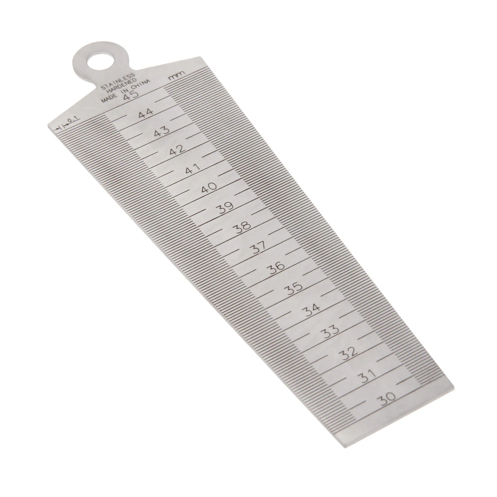 

DRELD Stainless Steel Welding Taper Gauge 30-45mm Metric Hole Wedge Quilting Cylindrical Bores Small Hole Measuring Gauging Tool