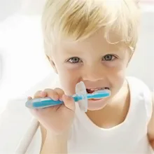 Силиконовая детская зубная щетка уход за зубами для детей новорожденных щетка инструмент зубы учебная щетка рот чистые продукты