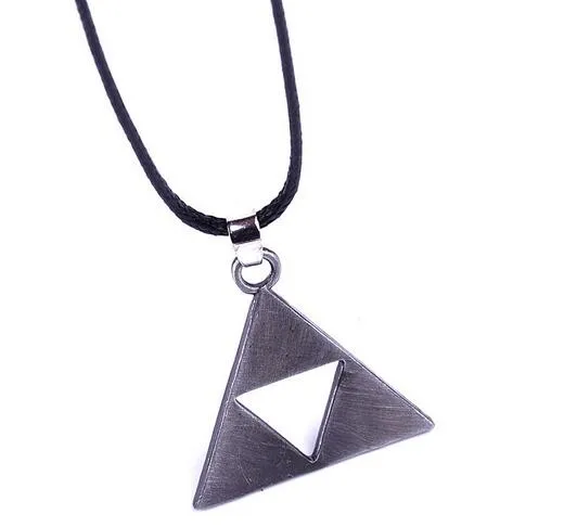 Новинка Высокое качество Легенда о Зельде ожерелье Triforce Посеребренная Подвеска Ожерелье для женщин и мужчин Лидер продаж