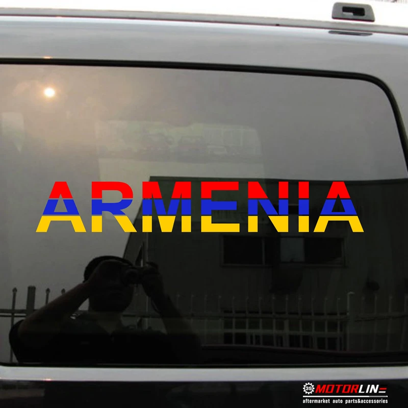 

Flag of Armenia Decal Sticker Car Vinyl pick size no bkgrd