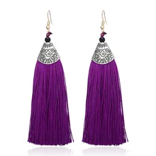 ECODAY Bohemia Earrings Long Tassel Earrings Boho Jewelry Drop Earrings for Women Brincos Vintage Earings Pendientes ECODAY Bohemia Earrings Long Tassel Earrings Boho Jewelry Drop Earrings for Women Brincos Vintage Earings Pendientes