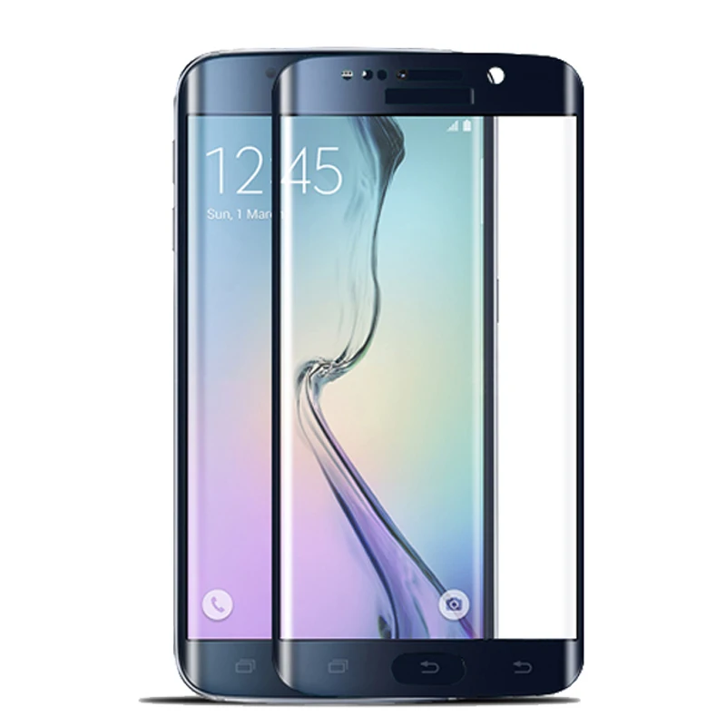 9H HD 3D Full Cover Coverage S6 edge Tempered Glass Screen Protector For Samsung Galaxy S6 Edge Plus Screen Protective Film (2)