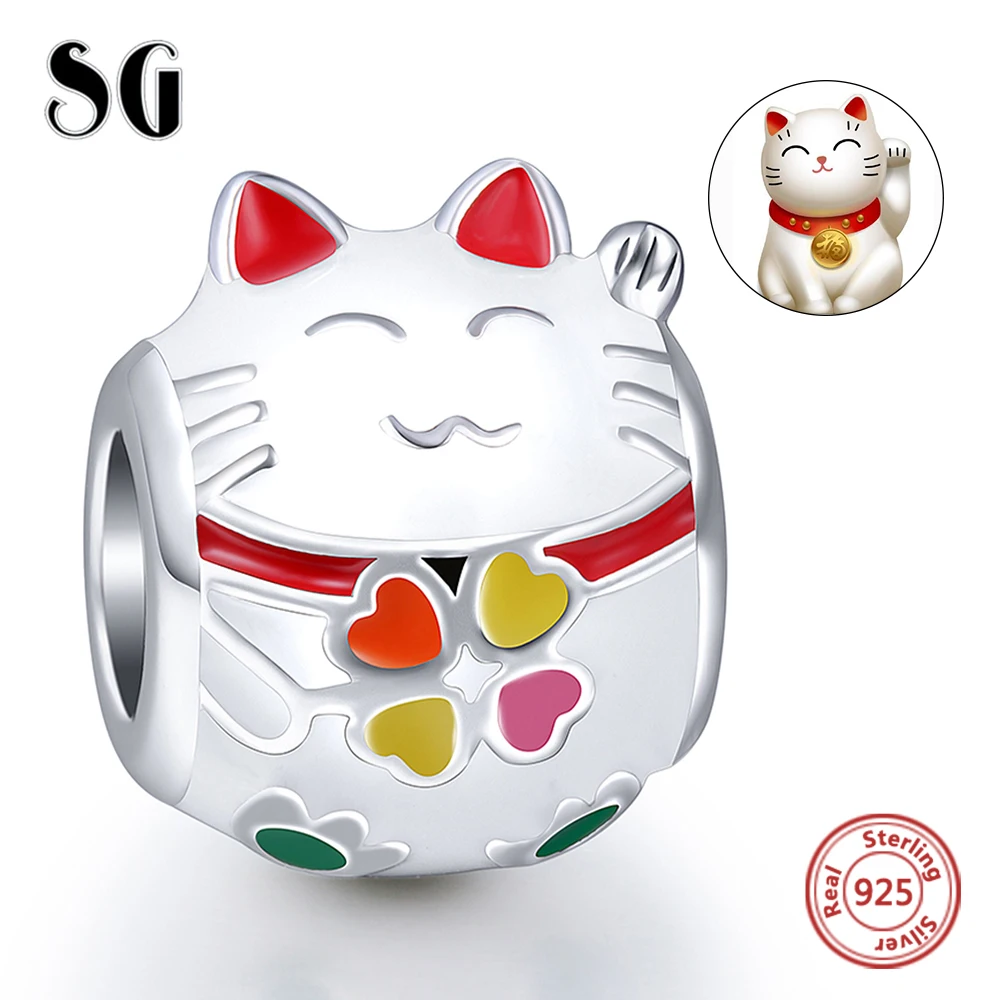 

2018 New Cute Cat Antique Authentic Charm Fit European Silver charms 925 original Bracelet Pendant Beads sterling-silver-jewelry