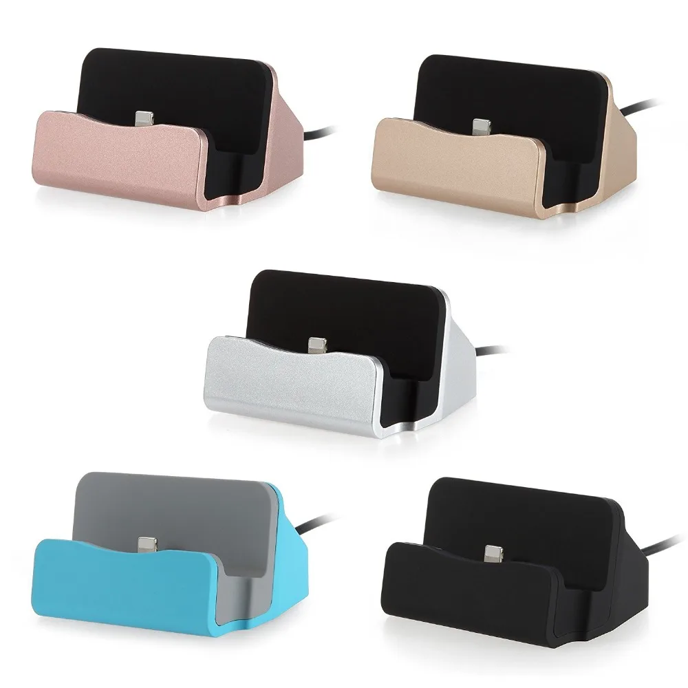 MLLSE 8 pin Dock Charger Desktop Charging Data Sync Stand Station Holder For iPhone X 8 7 6 6S Plus 5S SE 5C 5 Charging Cradle