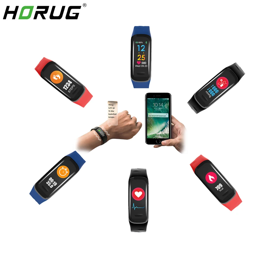 HORUG Smartband умный трекер активности браслет фитнес-Браслет фитнес-трекер