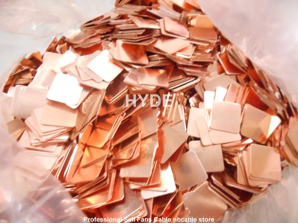 40 шт. 15 мм x теплоотвод медные прокладки для ноутбуков GPU VAG PAD|copper outdoor|copper braidpadded