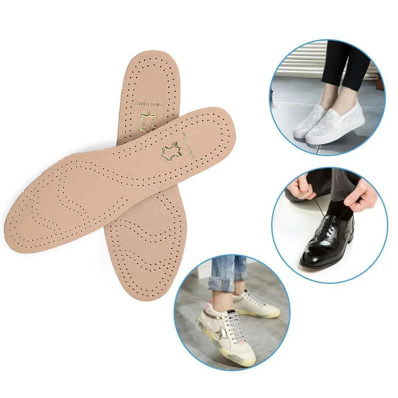 Tcare 1Pair new antibacterial active carbon leather shoes pad
