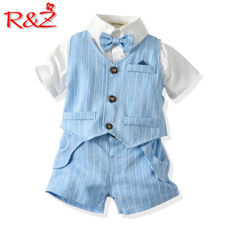 R&Z children's suit 2019 summer ins new European and American boys suit