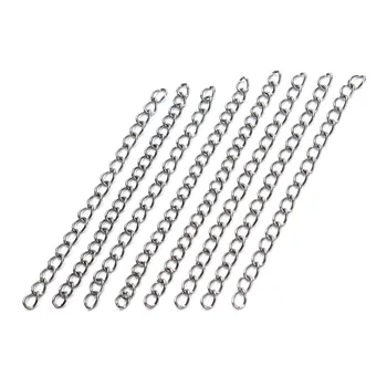 

20 pcs DIY accessories tail chain pull stainless steel extension chain 5 cm bracelet necklace accessories for jewelry making DIY
