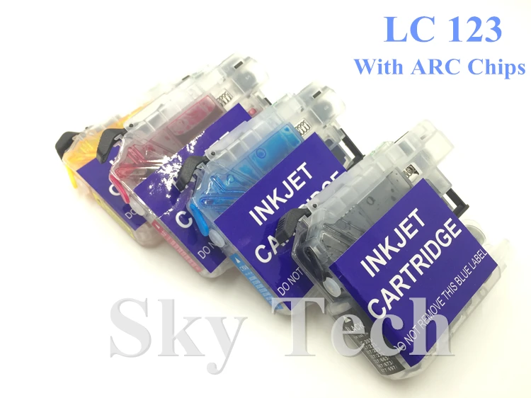 Full Ink Refill cartridge suit for Brother LC123 ,LC-123 suit for J552DW J752DW 470DW J870DW J650DW J132W J152W J6520DW J6720DW image_0