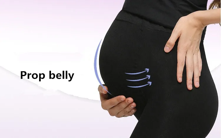 Roupas de Maternidade Roupas de Grávida Calças para Mulheres Meias para Mulheres Ajustáveis Cintura Alta Leggings Elástica 5 High Quality Mamãe e Bebê